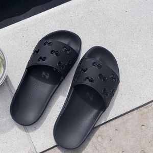 Rubber Gucci slide sandals